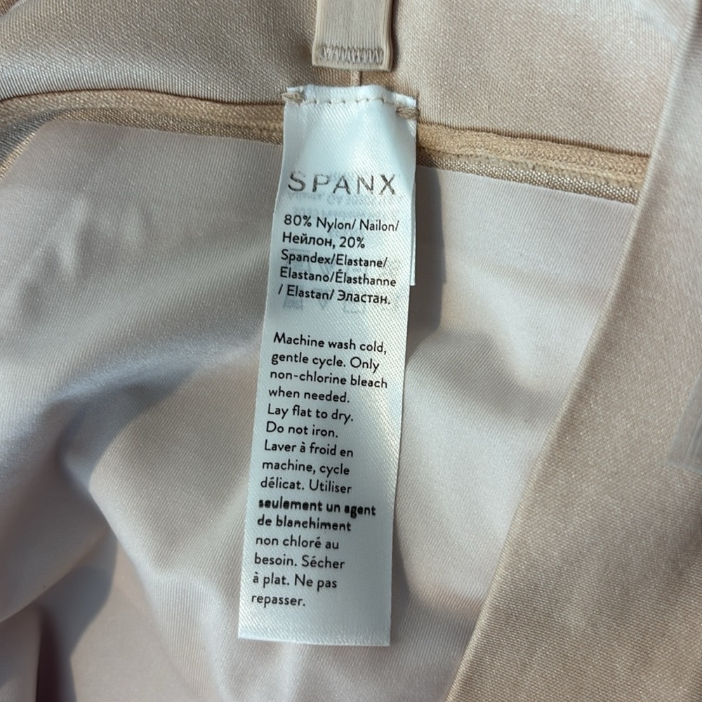 SPANX Oncore Sculpting High-Waisted Mid-Thigh Short Women’s Size Large Nude NWT! - Picture 13 of 15